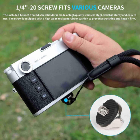 Camera Wrist Hand Strap Soft Cotton Lanyard String Rope compatible for Sony A6700 A6600 A6500 A6400 A6300 A6100 A6000 Small Light Mirrorless Camer...