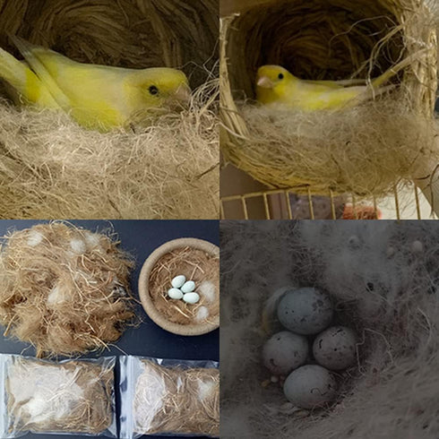 1.4 Oz Natural Bird Nesting Materials, Bird Nest Bedding Material, Great for Nest Building for Bird Small Animals...