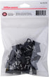 Office Depot® Brand Binder Clips, Small, 3/4" Wide, 3/8" Capacity, Black, Pack of 24...