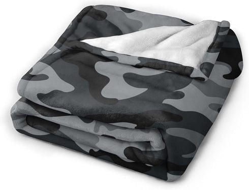 Military Camouflage Baby Blankets Soft Warm Fuzzy Plush Camo Bed Throw Blanket for Newborn Infant Toddler Girls Boys Kids, 30"X40"...