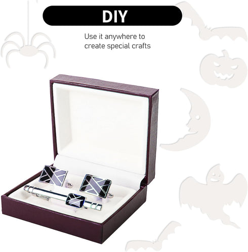 12 Sheets Velvet Felt Sheet 12"x 8" Self Adhesive Felt Fabric Square Sticky-Backed Drawer Liner for DIY Craft Sewing Projects(White)...