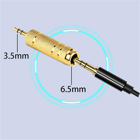 Headphone Adapter 6.35mm Male to 3.5mm Female Stereo Audio Aux Adapter 1/8 Inch to 1/4 Inch Headphone Jack Adapter for Guitar Amplifier, Headphone...