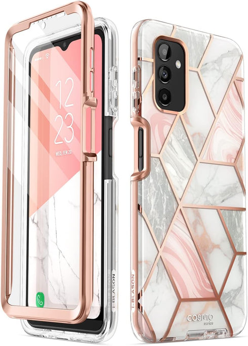 i-Blason Cosmo Protective Case for 6.5-Inch Samsung Galaxy A13 4G/5G (2022), Marble Pink...