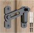 2PCS Barn Door Lock, 180 Degree Flip Sliding Barn Door Latches, Gate Latch for Barn Door, Sliding Door, Pet Door, Garage, Bathroom, Window, Outdoo...