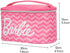 MINISO Barbie Barrel Cosmetic Bag Large Capacity Travel Makeup Bag with Handle for Women Ladies Grils Zipper Pouch Makeup Organizer...