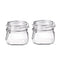 Bormioli Rocco Fido Clear Glass Jar with 85 mm Gasket,0.5 Liter (Pack of 2)...