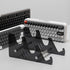 Sumgsn Black Mechanical Keyboard Storage Stand Display Keyboard Holder Transparent Acrylic Stand for Three Keyboard...