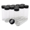 12PCS 30ml Glass Sample Bottles Small Vials with Plastic Screw Cap Container Sample Vial...