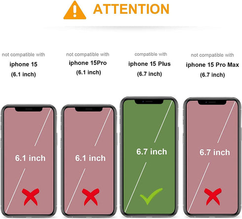 KIHUWEY Compatible with iPhone 15 Plus Case Wallet with Credit Card Holder, Flip Premium Leather Magnetic Clasp Kickstand Heavy Duty Protective Co...