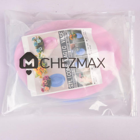 Chezmax Flower Pot Silicone Sticky Vase 3PCs Hanging Decorative Reusable Wall-Mounted Flower Vase...