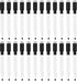 IHPUKIDI Magnetic Dry Erase Markers Fine Point Tip, 24-Pack Whiteboard Markers Dry Erase Marker with Eraser Cap, Low Odor Whiteboard Markers, Thin...