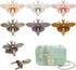 PH PandaHall 6 Sets, 6 Colors 3D Bee Shape Bag Turn Buckles Alloy Purse Lock Purse Clasp Closure Lock Clutch Closure for DIY Leathercraft Shoulder...
