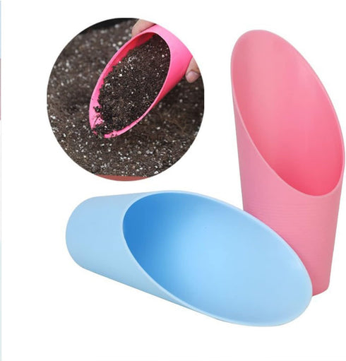 5 PCS Bonsai Soil Scoops, Plastic Garden Soil Scoops, Colorful Small Gardening Tools, Potting Scoopers, Bucket Shovel.Suitable for Flower Planting...