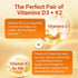 Vitamin D3 + K2 with LIPOSOMAL Technology + 5000iu of Vitamin D3 & 100mcg of Vitamin K2 as MK-7-2 in 1 Support - 90 Softgels...