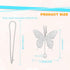 Bling Butterfly Diamond Car Hanging Accessories, Crystal Car Rear View Mirror Charms, Charms Good Luck Gifts Amulet Ornament Hanging Interio Car D...