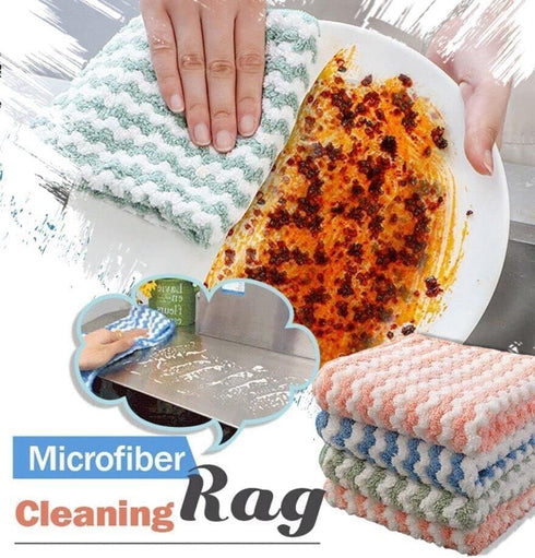 Usondeals Straseapoit Microfiber Cleaning Rag, Super Absorbent Microfiber Cleaning Cloths, Multifunction Reusable Scouring Towel Pads for Kitchen,...