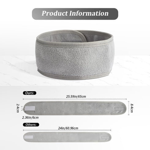 Headbands for Women 3Pcs Skincare Spa Headband for Washing Face Teen Girl Gifts Trendy Stuff Head Bands for Women's Hair Headbands for Girls Face ...