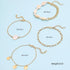 4Pcs Beach Natural White Shell Anklet Set,Adjustabe Handmade Waterproof Multilayer Conch Anklet Set for Women Foot Jewelry...