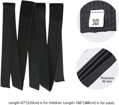 8.6ft Long Soft Belt for Martial Arts Karate Taekwondo Judo...