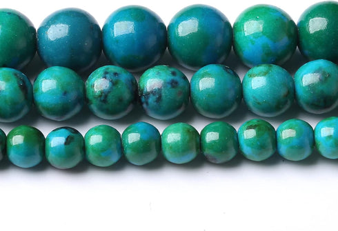 45PCS 8MM Natural Phoenix Stone Beads Round Loose Stone Beads for Jewelry Making DIY Energy Stone Healing Power Bracelet 15"...
