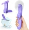 Koonie Portable Handheld Fan, Foldable Mini Hand Held Fan for Travel, Small Pocket Fan for Women, Battery Operated Fan with 8 Working Hours for In...