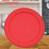 CIBI Food Storage Container Lids (2 Cups, Red - 6PK) For Pyrex and Anchor Round Glass Containers, Dishwasher and Microwave Safe Replacement Lids...
