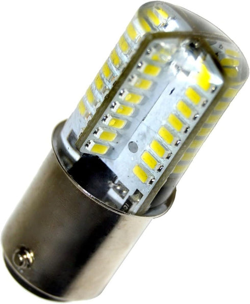 HQRP 120V LED Light Bulb Cool White compatible with Clarke 40920A CK-40920A 911113 Replacement fits Super 7 7R Su7R B2 Edge hand sanders...