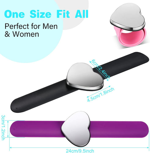 Jexine 3 Pcs Magnetic Pin Holder Magnetic Wristband for Hair Stylist Wrist Sewing Pincushion Hair Clips Collector Bobby Pin Magnet Holder for Brai...