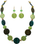 Jules D.Chunky Beads Necklace Colorful Shell Necklace Fashion Statement Necklace Set for Women Gifts...
