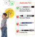 Dry Erase Circles - 10 Pieces Colorful Dry Erase Dot Stickers Table Whiteboard 11.8 inch Removable Wall Decal for Classroom Guided Reading Small G...