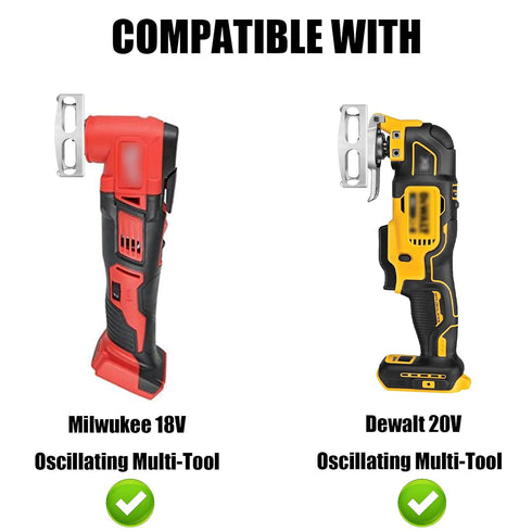 Square Slot Cutter Compatible for Dewalt 20V & Milwukee M18 Oscillating Multi-Tool to Cut-in Single Gang Wall Boxes,Outlet Cutter for Drywall,Effi...
