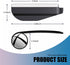 Pack-2 Car Rearview Mirror Rain Eyebrow, 2-in-1 Blind Spot Mirror, Universal Automobile Auxiliary Mirror, for Most Cars, Trucks and Vans (Carbon F...
