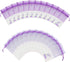 Sachet Empty Bags Linen Fabric Bags Organza Gauze Bags for Lavender, Spice and Herbs (24pcs Purple Drawstring Bag)...