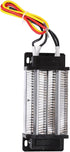 12V PTC Air Heater Ceramic Air Heater Heating Element 200W DC 12V Electric Insulated Ceramic Thermostatic High Power Element Heater...