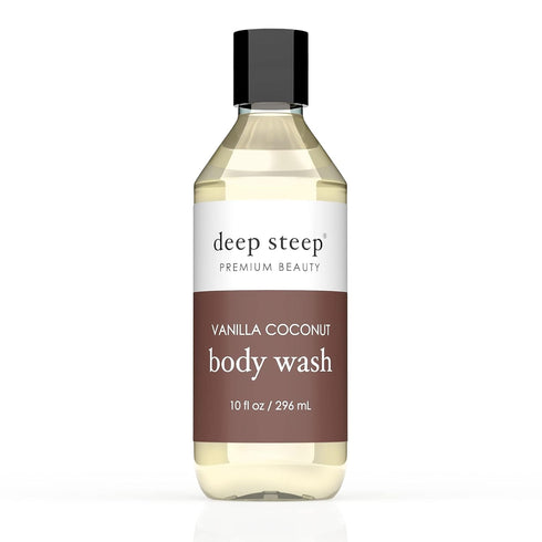 Deep Steep Body Wash 10oz (Vanilla Coconut, 10 oz)...