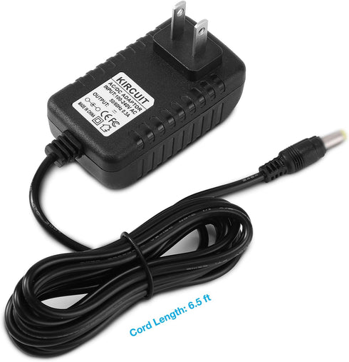 6V AC/DC Adapter Replacement for Singer Stitch Sew Quick Sewing Machine Continental Electric 01663 CE10141 CE10131 Janome Blossom Hello Kitty Mich...