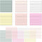 6Pads Transparent Sticky Notes with Lines, Clear Sticky Note Waterproof See Through Memo Pad, Markers Stickers Translucent Index Book Tabs for Ann...
