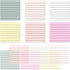 6Pads Transparent Sticky Notes with Lines, Clear Sticky Note Waterproof See Through Memo Pad, Markers Stickers Translucent Index Book Tabs for Ann...