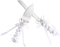 TANG SONG Stainless Steel Elegant Wedding Cake Knife and Serving Set Resin Plastic Handle Pearl Flower Shape with Lace Wedding Cake Knife and Shov...