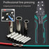 Tnisesm 240 Pcs 26-22 AWG Gauge Non Insulated Butt Connectors, Butt Splice Wire Connectors, Electrical Wire Seamless Uninsulated Butt Connectors C...