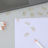 200Pcs Heart Paper Clips,Gold Mini Paper Clips,Funny Cute Paperclips for Office Supplies,Wedding Decoration,Documents,Note Organizer...