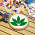 Mosaic Tiles 32pcs/24pcs Glass Leaf Mosaic Tile Glass Leaf for Mosaics Glitter Crystal Mosaic Oval Translucent Mica Glass DIY Handmade Art Craft D...