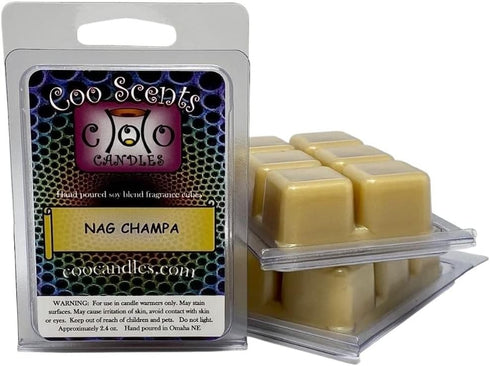3 Pack Soy Blend Coo Candles Wickless Candle Bar Wax Melts - Nag Champa (3)...