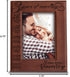 BELLA BUSTA- 3 Years of Marriage-3 years Down Forever to go-Engraved Leather Picture Frame (5 x 7 Vertical (Rawhide))...