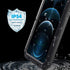 Marrkey for iPhone 12 Mini Case,Full Body Protective Cover Heavy Duty Shockproof Tough Armour Aluminum Alloy Metal Case with Silicone Built-in Scr...