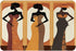 African Woman Entrance Welcome Door Mat, Soft Kitchen Rugs Indoor Floor Doormat Black Girls Washable Home Carpet Decor 23.6x15.7 in...