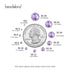 Beadsland 1440pcs Flat Back Crystal Rhinestones Round Gems for Nail Art and Craft Glue Fix, Violet,SS16,3.8-4.0mm...