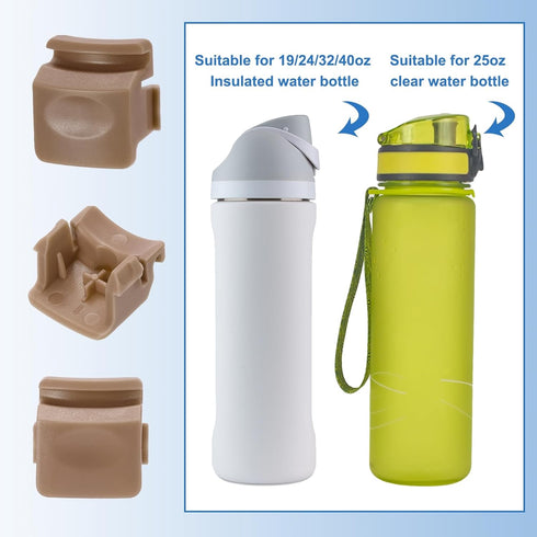 uxcell Replacement Button for 24oz 32oz Bottle, Non-BPA Water Bottle Lid Mouth Top Cap Push Switch Parts, for 19/24/25/32/40oz Stainless Steel Bot...