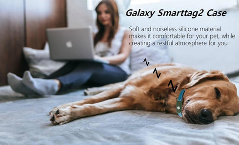 5 Pack Dog Collar Holder Compatible with Samsung Galaxy Smarttag 2,Waterproof Silicone Tracker Case Holder for Samsung Galaxy Smart Tag 2,Anti-Scr...