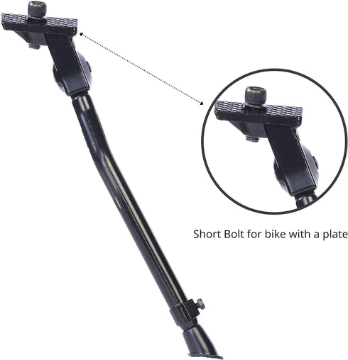 N+1 Bike Kickstand -Adjustable Aluminum Alloy Center Mount Bike Kickstand for 20"-28" Inch Mountain Bikes, Road Bikes, BMX, MTB, and Kids’ Bicycle...